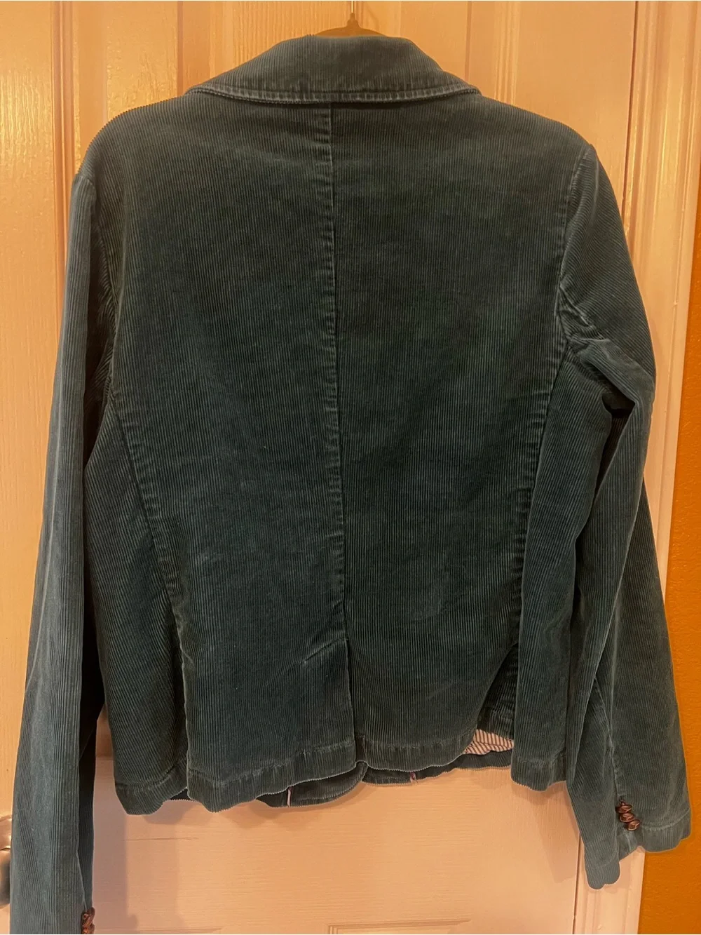 American Eagle Outfitters Women's Teal Corduroy Blazer, Size XL